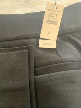 Talbots Straight-Leg Pants in Black